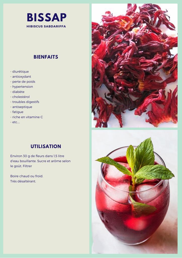Bissap rouge(Hibiscus) 200g