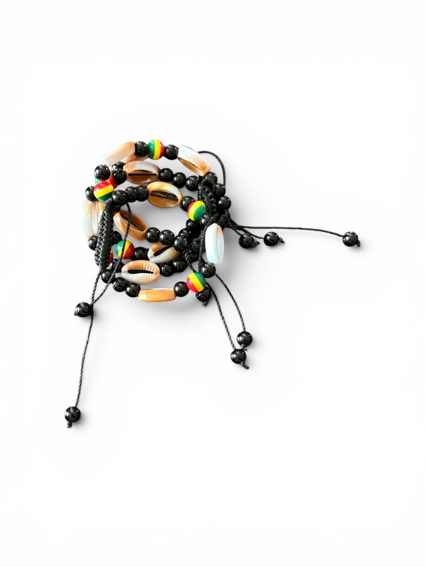 Bracelet avec perles et cauris