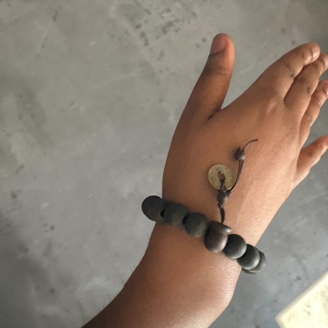 Bracelets en bois ronds simples